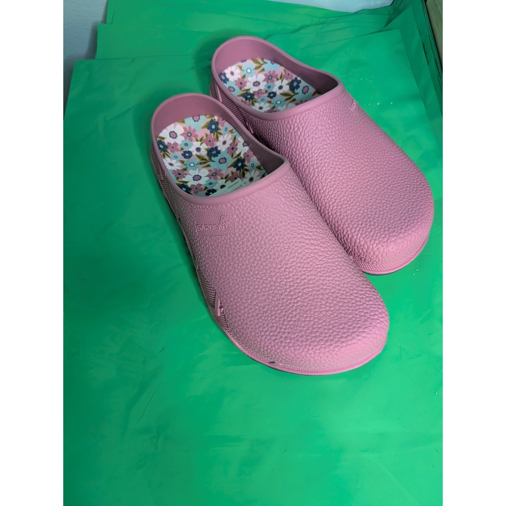 Gardenline Pink Rubber Garden Clogs. Size 9.5/10.5 Not a 7/8